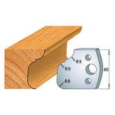CMT 690.068 PROFILE KNIVES FOR INSERT SHAPER SYSTEM SP 1-37/64”x5/32” (40x4mm)